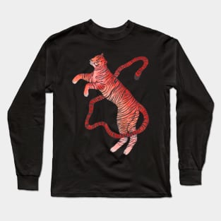 Red beautiful zodiac tiger Long Sleeve T-Shirt